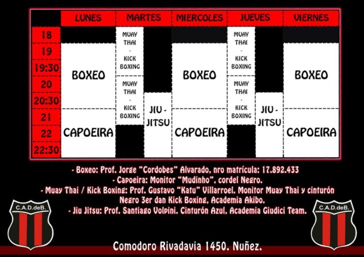 Deportes de contacto 2017