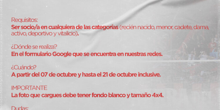 REEMPADRONAMIENTO DE SOCIOS/AS