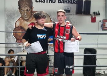 Exhibición de boxeo